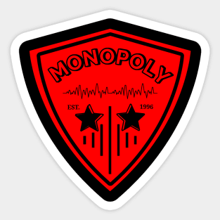 Monopoly guitar Sticker